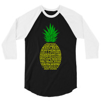 Pineapple 3/4 Sleeve Shirt | Artistshot