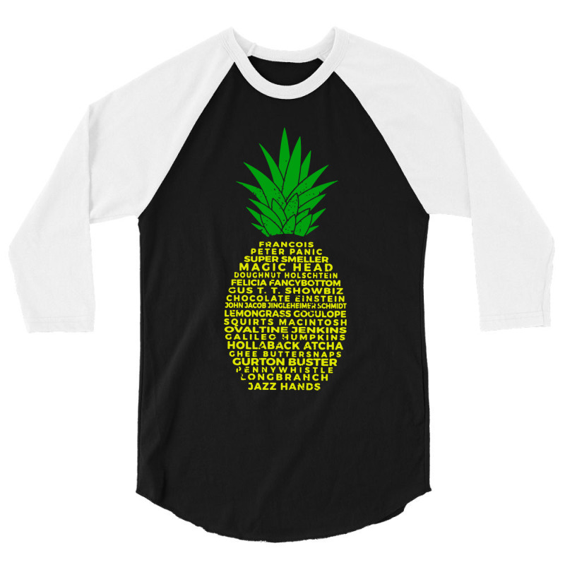 Pineapple 3/4 Sleeve Shirt by Mom tees | Artistshot