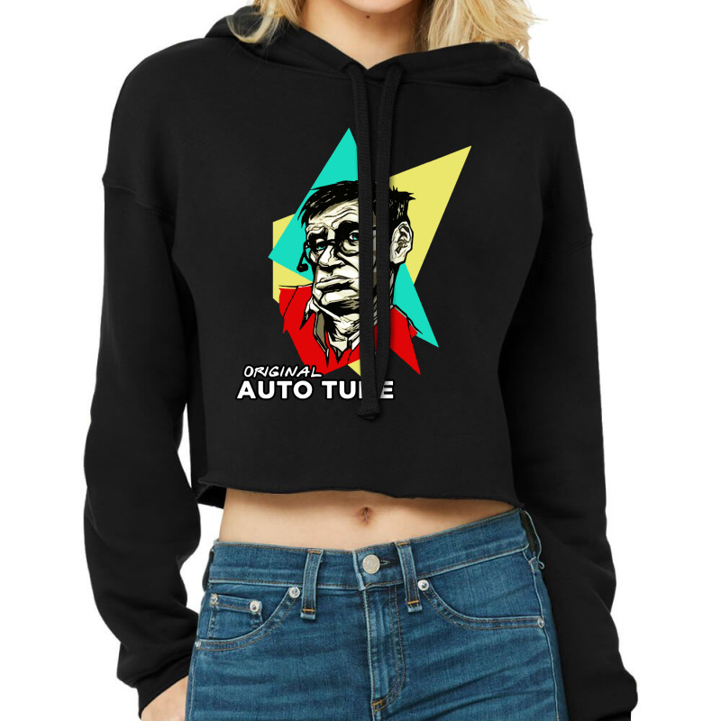 Original Auto Tune Cropped Hoodie by Mom tees | Artistshot