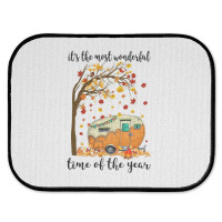 Camping Most Wonderful Time Of The Year Camper Campfire Rear Car Mat | Artistshot