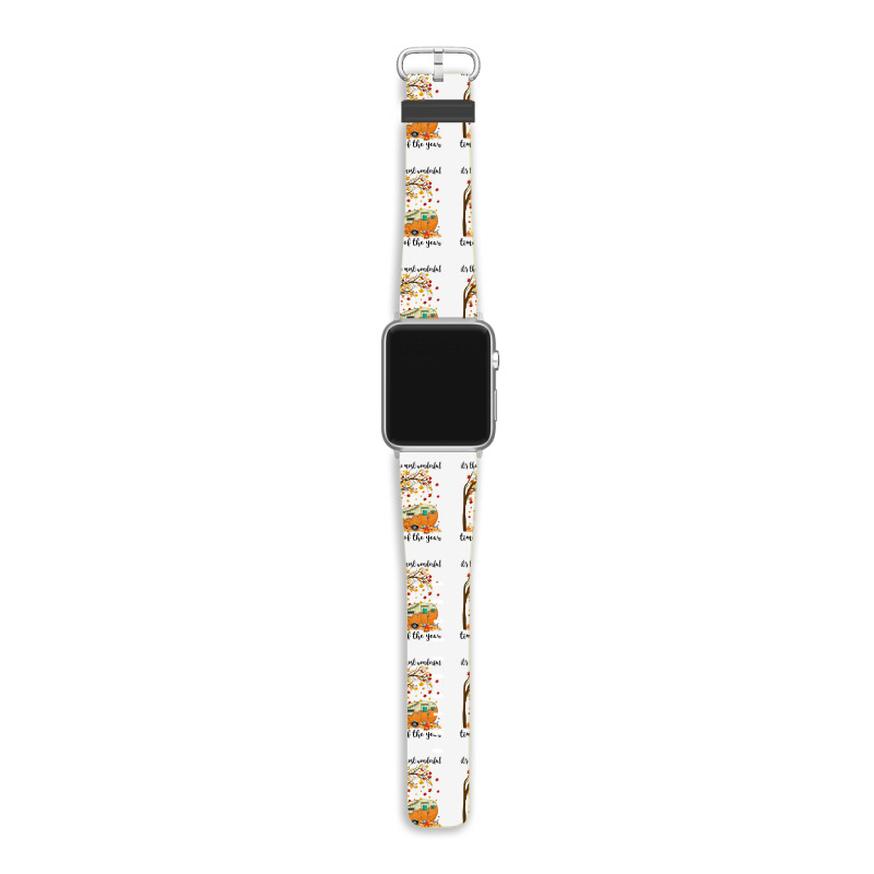 Camping Most Wonderful Time Of The Year Camper Campfire Apple Watch Band | Artistshot