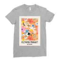 Flower Market Amsterdam Ladies Fitted T-shirt | Artistshot