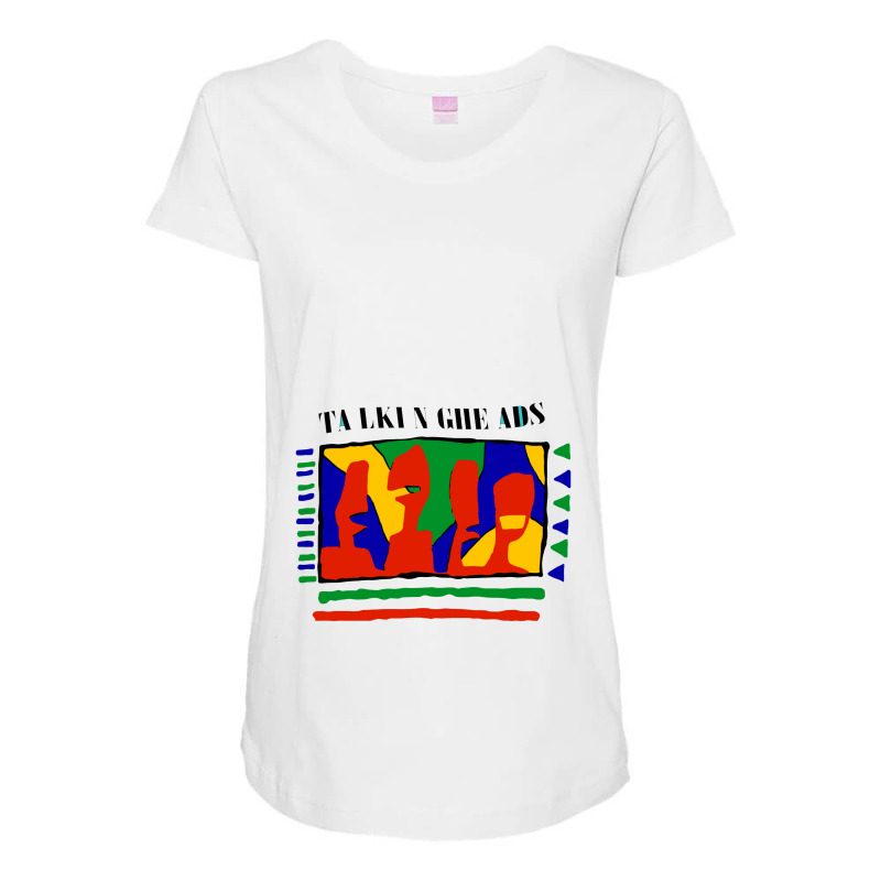 Ta Lki N Ghe Ads Maternity Scoop Neck T-shirt | Artistshot