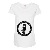 Telecaster Headstock Maternity Scoop Neck T-shirt | Artistshot