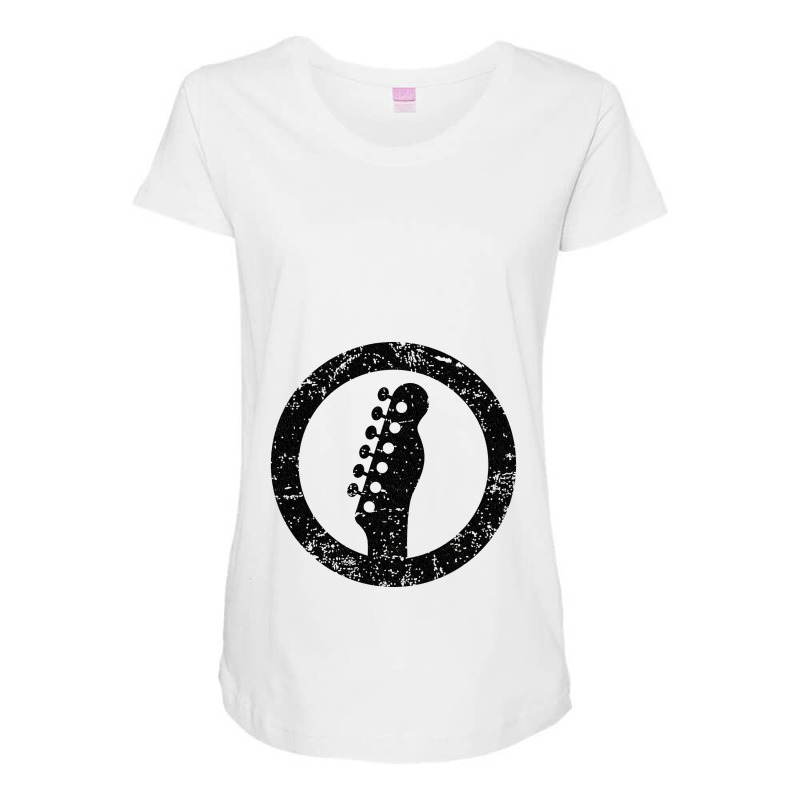 Telecaster Headstock Maternity Scoop Neck T-shirt by jhonsonrames | Artistshot