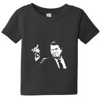 Ronald Reagan Flipping Baby Tee | Artistshot