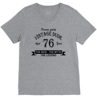 Aged 76 Years V-neck Tee | Artistshot