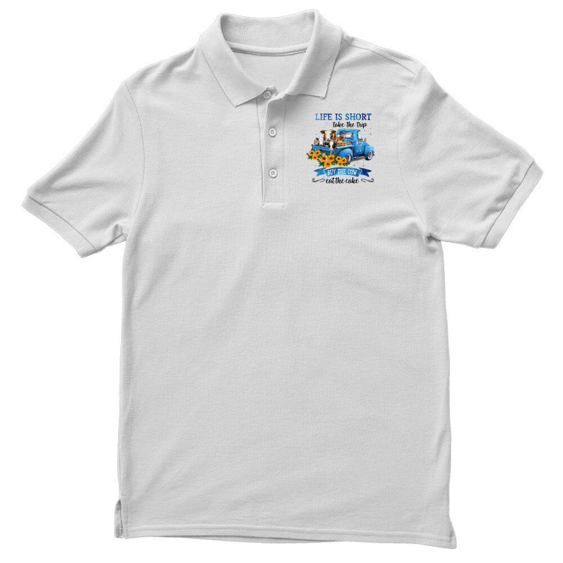 Cow Cattle Life Is Short With Cow Take The Trip 30 Heifer Men's Polo Shirt | Artistshot