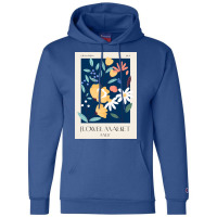 Flower Market Paris Champion Hoodie | Artistshot