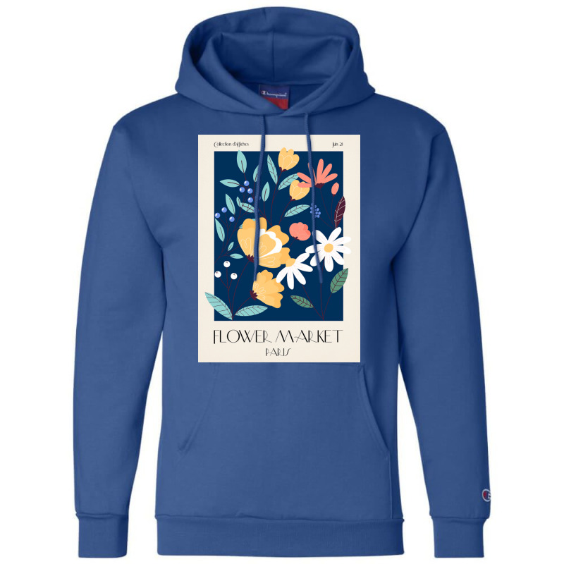 Flower Market Paris Champion Hoodie by Mabel L | Artistshot