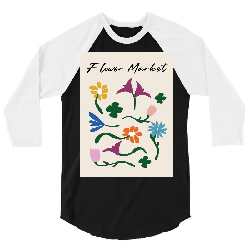 Flower Market 3/4 Sleeve Shirt by Mabel L | Artistshot