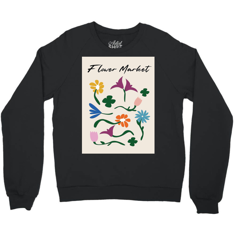 Flower Market Crewneck Sweatshirt by Mabel L | Artistshot