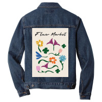 Flower Market Men Denim Jacket | Artistshot