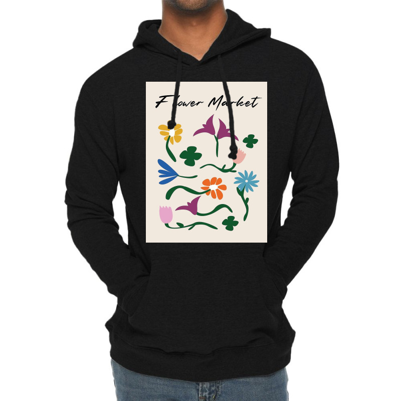 Flower Market Lightweight Hoodie by Mabel L | Artistshot