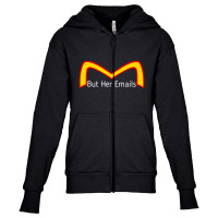 But Her Emails Youth Zipper Hoodie | Artistshot