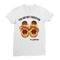 Native American Shoe You Are Not Forgotten Native American48 Ladies Fitted T-shirt | Artistshot