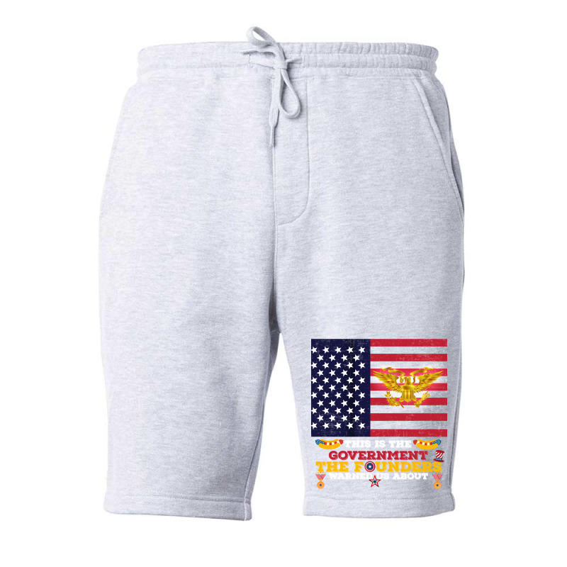 This Is The Government The Founders Warned Us About, Funny Usa Politic Fleece Short | Artistshot