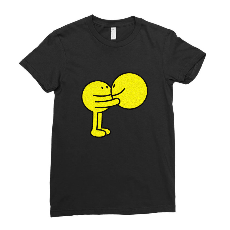 Smile Pop Art Ladies Fitted T-Shirt by zig street | Artistshot