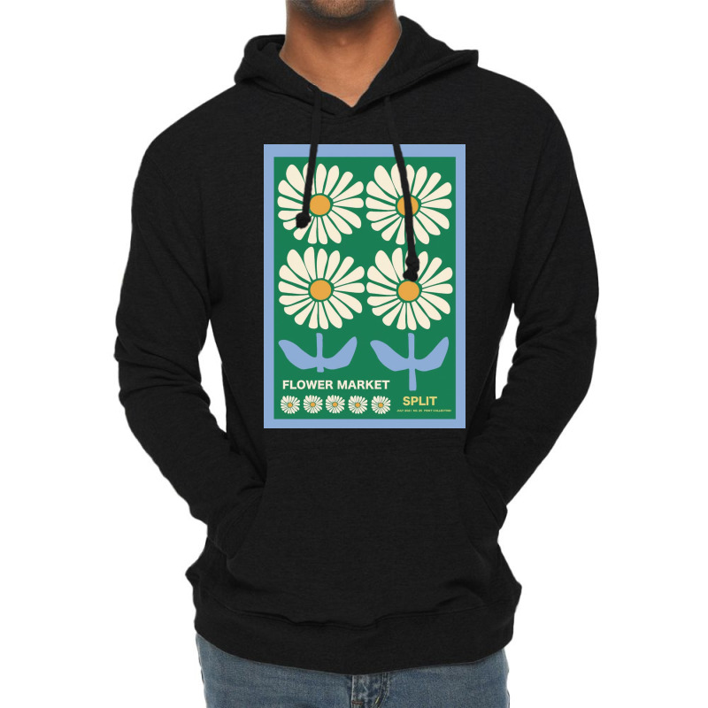 Split Flower Market Lightweight Hoodie by Kelly S | Artistshot