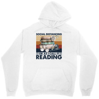 Book Reading Reader Social Distancing Or As I Call It Reading Vintage  Unisex Hoodie | Artistshot