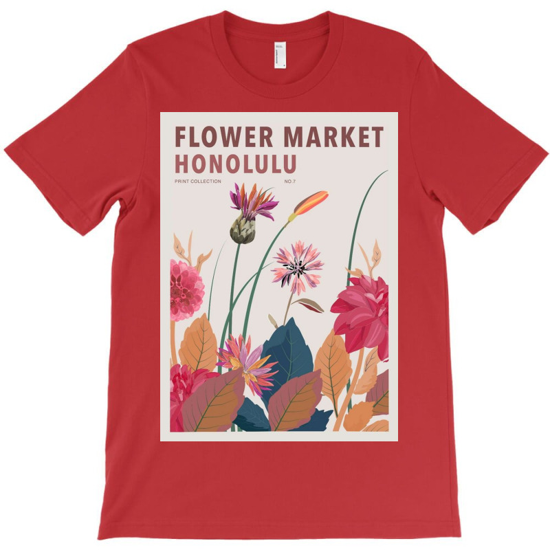 Flower Market Honohulu T-shirt | Artistshot