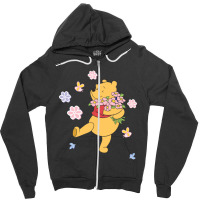 Cartoons Bear,piglet,tiger Zipper Hoodie | Artistshot