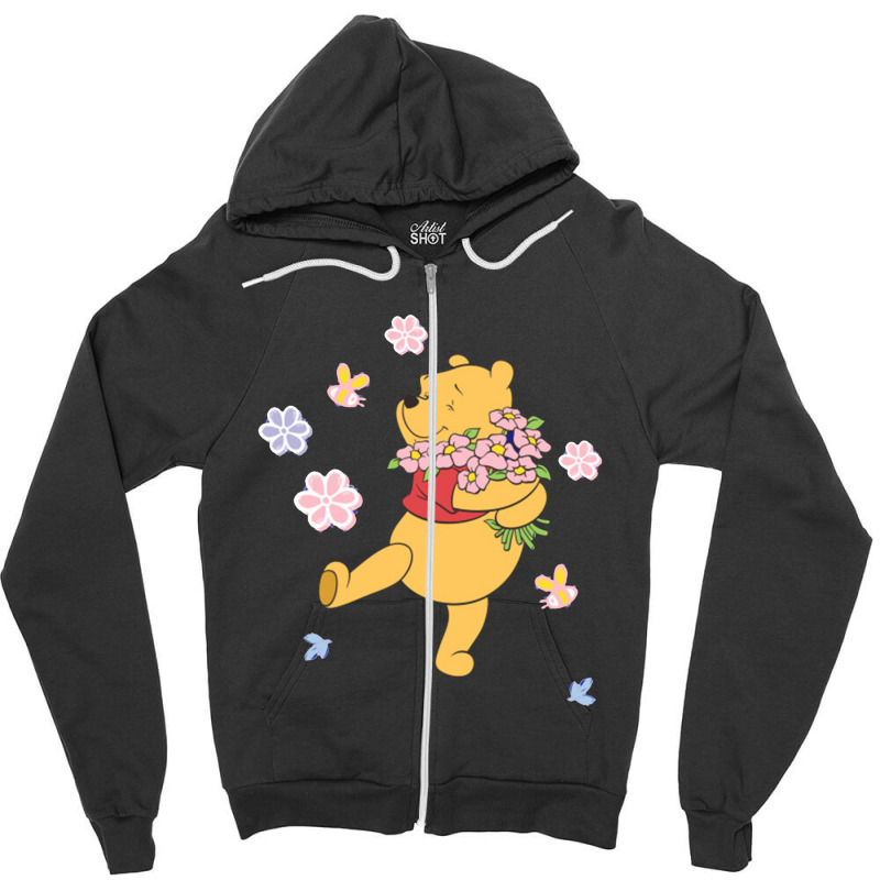 Cartoons Bear,piglet,tiger Zipper Hoodie | Artistshot