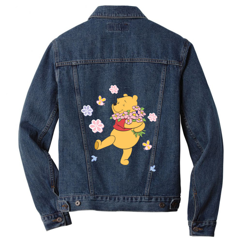 Cartoons Bear,piglet,tiger Men Denim Jacket | Artistshot