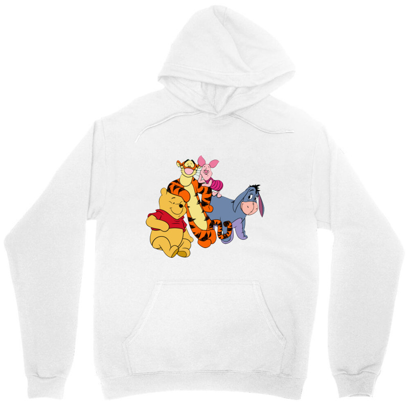 Cartoons Bear,piglet,tiger And Friends Unisex Hoodie | Artistshot