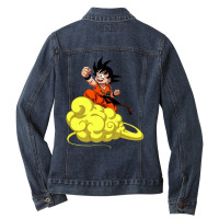 Goku Majin Ladies Denim Jacket | Artistshot