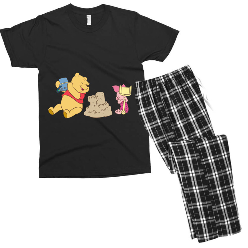 Cartoons,bear,piglet,tiger,eeyore Men's T-shirt Pajama Set | Artistshot