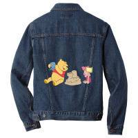 Cartoons,bear,piglet,tiger,eeyore Men Denim Jacket | Artistshot