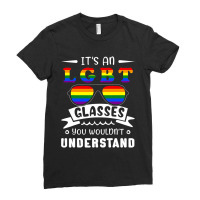 Its An Lgbt Glasses You Wouldnt Understand Lgbt Ladies Fitted T-shirt | Artistshot