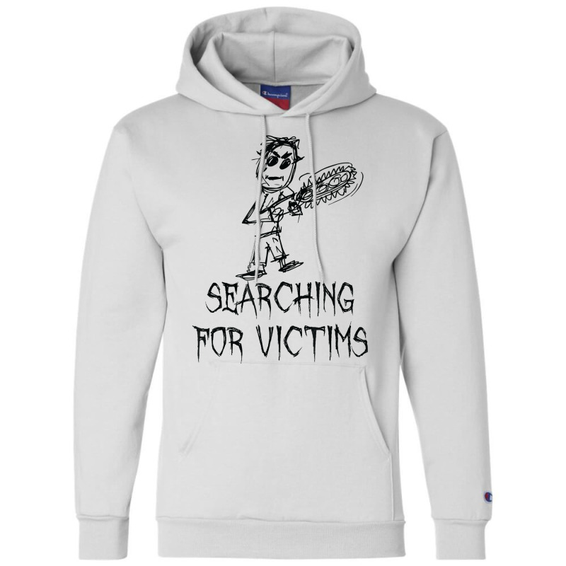 Searching For Victims Halloween Costume Word Design T Shirt Champion Hoodie | Artistshot