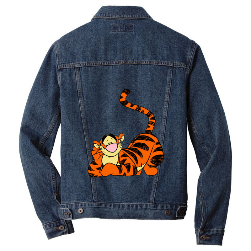 Cartoons,bear,piglet,tigger,eeyore Men Denim Jacket | Artistshot