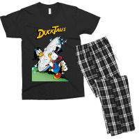 Vintage Classic Ducks Character Animated For Men Women Men's T-shirt Pajama Set | Artistshot