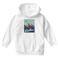 Plane Above Building Youth Hoodie | Artistshot