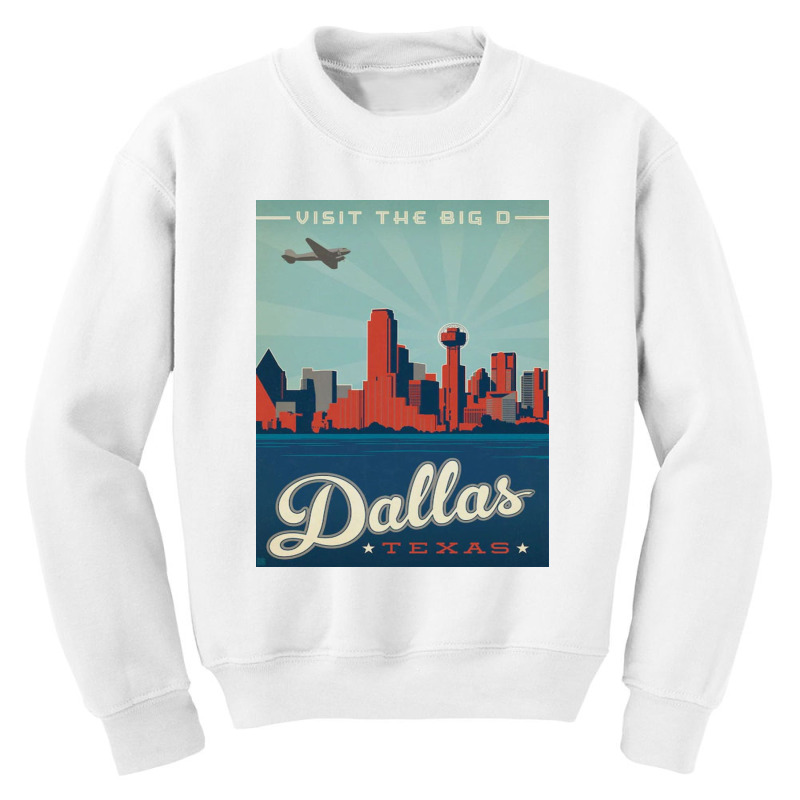 Plane Above Building Youth Sweatshirt by JuanCrawford | Artistshot