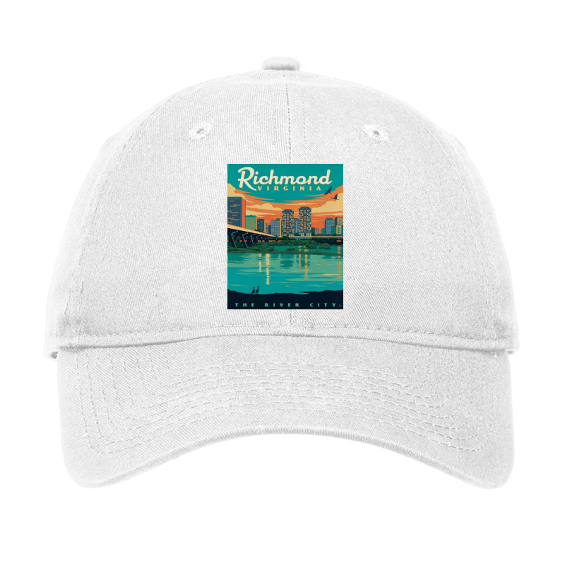 Beautiful Bridge Lake Adjustable Cap by JuanCrawford | Artistshot