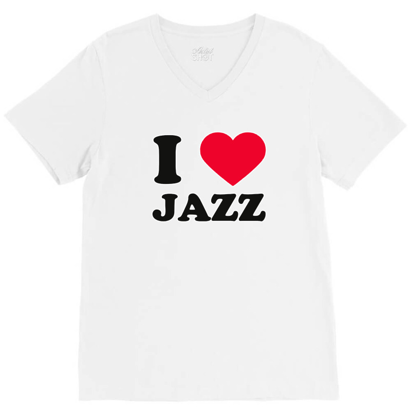 Love Jazz V-Neck Tee by zig street | Artistshot