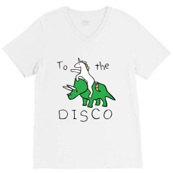 unicorn disco party V-Neck Tee | Artistshot