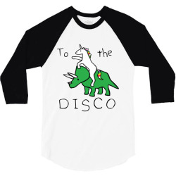 unicorn disco party 3/4 Sleeve Shirt | Artistshot