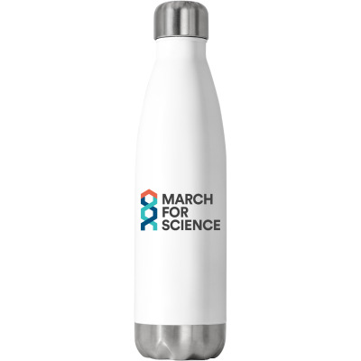 March For Science Astronaut Png Stainless Steel Water Bottle Designed By Warning