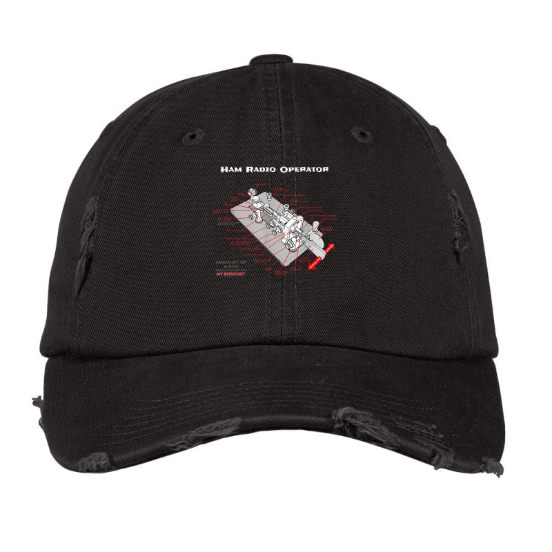 Ham Radio Operator Morse Code Key Vintage Cap by Hoang95 | Artistshot