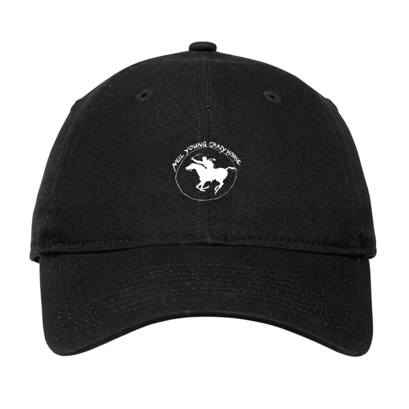 Neil Young Crazy Horse Adjustable Cap. By Artistshot
