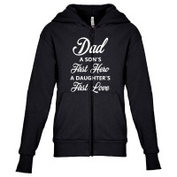 Fathers Day Youth Zipper Hoodie | Artistshot