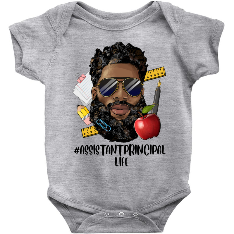 Black Man Assistant Principal Life Baby Bodysuit by HRA Design Shop | Artistshot