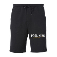 Pool King 8 Ball Billiards T Shirt Fleece Short | Artistshot