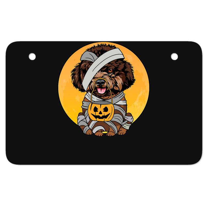 Poodle Dog Cute Halloween Costume Dog Lover Design 103 Atv License Plate | Artistshot