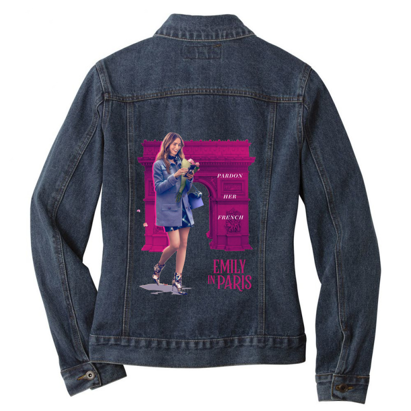 Classic Comedy Design Character My Favorite People Ladies Denim Jacket by StickyPicky | Artistshot